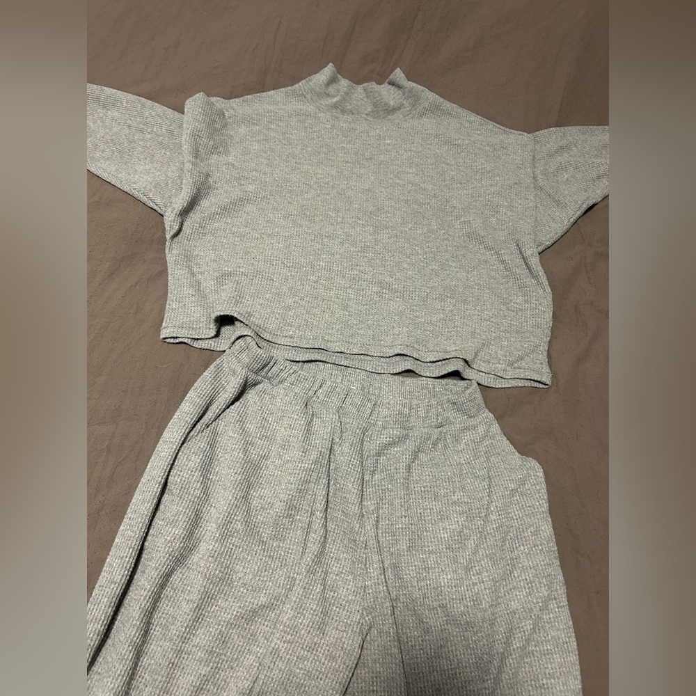 Abercrombie waffle knit set